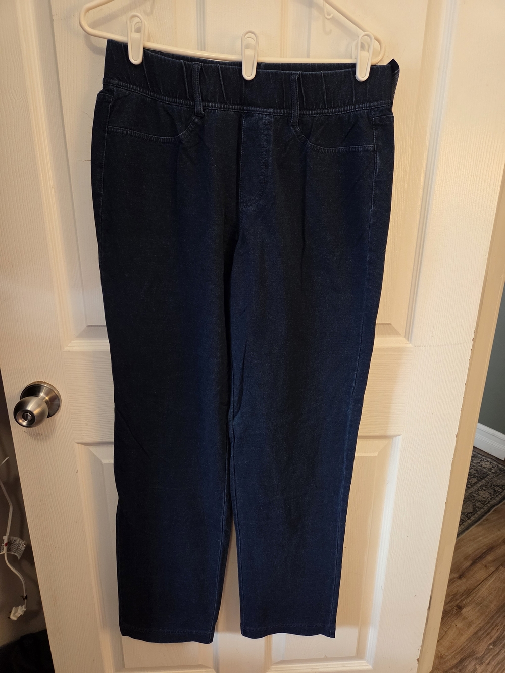 Lands' End Dark Blue Pull-On Jeggings